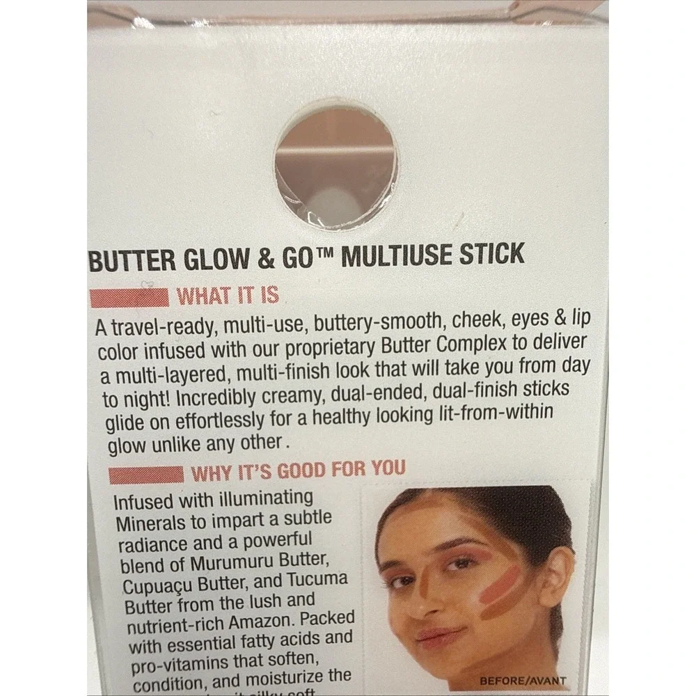 PHYSICIANS FORMULA Cheeks, Eyes, & Lips (sun-kissed Rose) Contour Stick, NIB